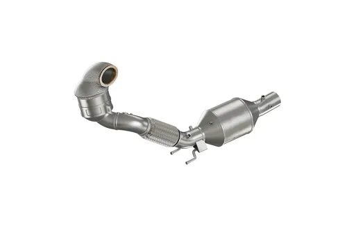 HJS Downpipe 90821160 MQB FWD mit OPF z.B. Golf 7, A3, Passat (mit Zulassung)