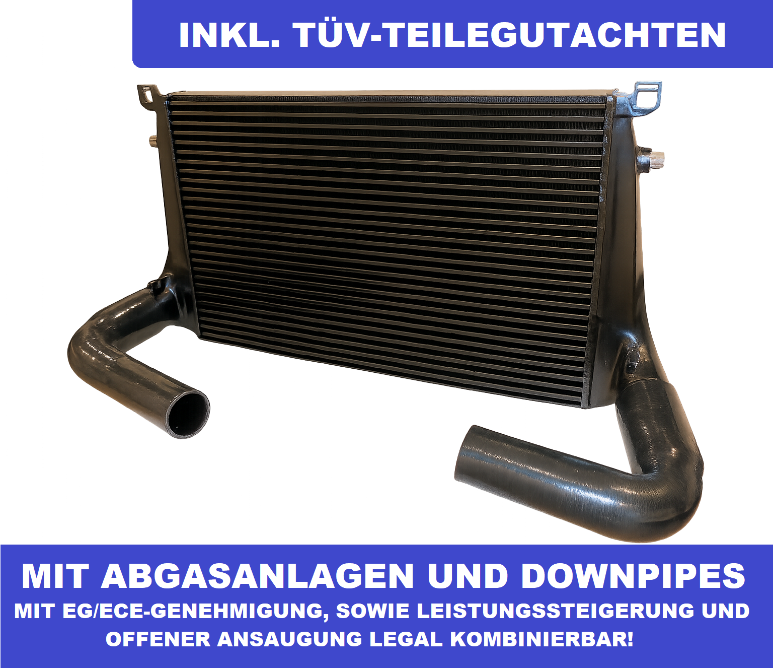 PROC-MQB-LLK HF-Ladeluftkühler Audi A3 / S3 GY EVO4 inkl. TÜV-Gutachten